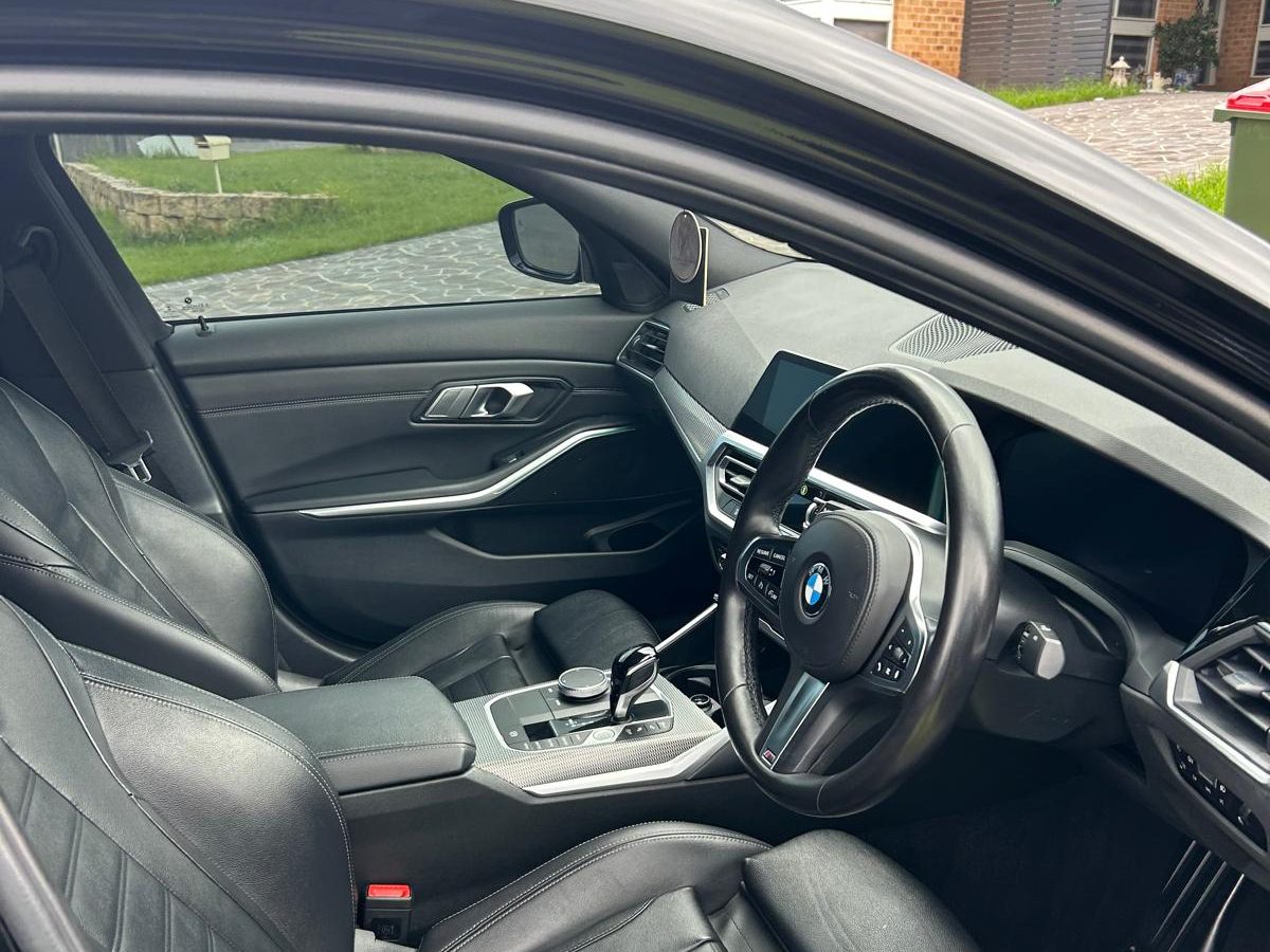 BMW interior leather